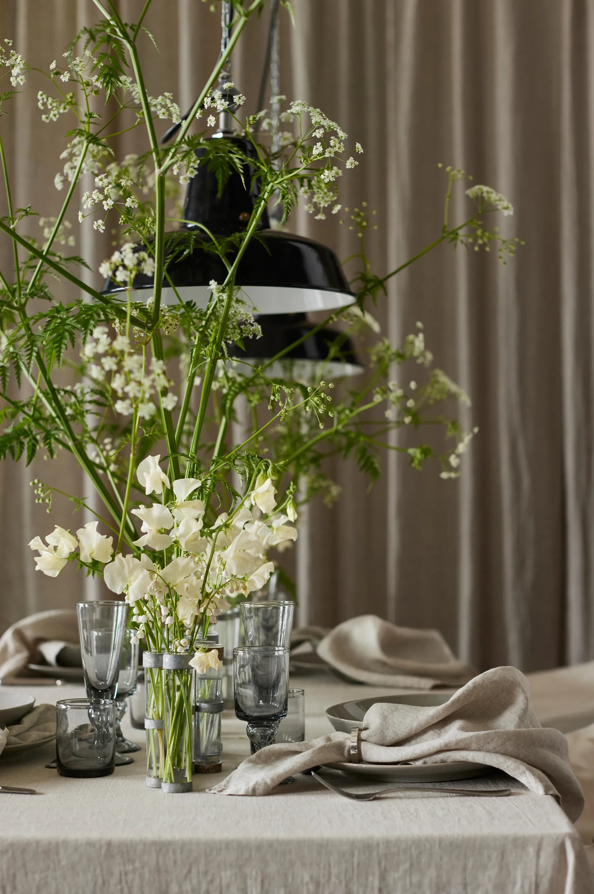 Sunshine tafelkleed 145x330 cm, Oatmeal (natuur) Himla