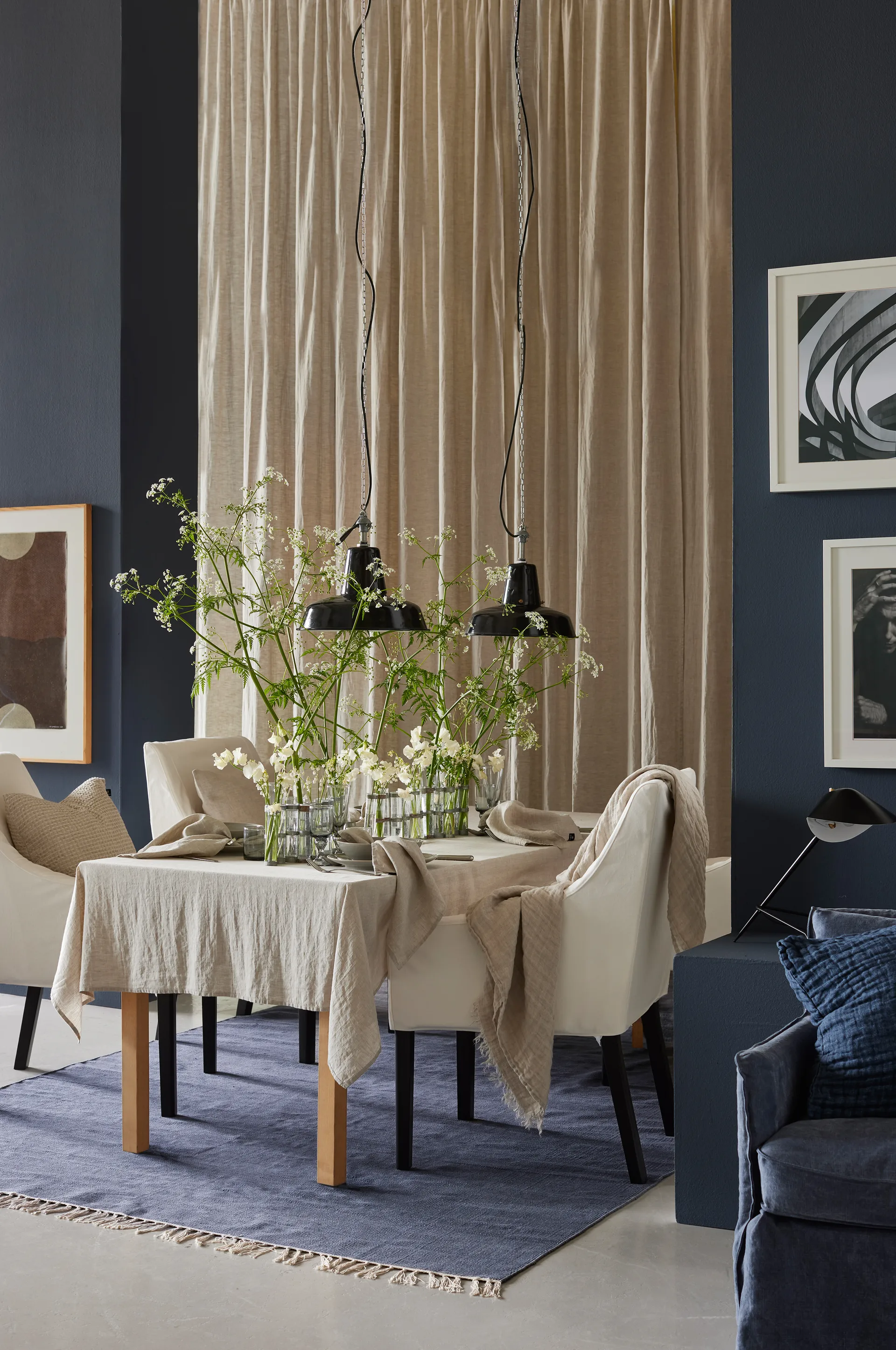 Sunshine tafelkleed 145x330 cm, Oatmeal (natuur) Himla