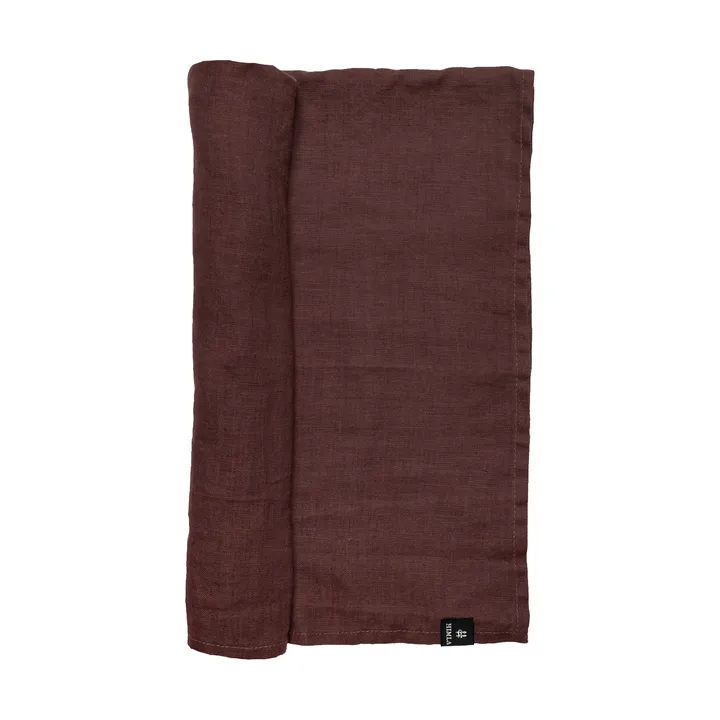 Sunshine tafelloper - Burgundy (rood), 50x145 cm - Himla