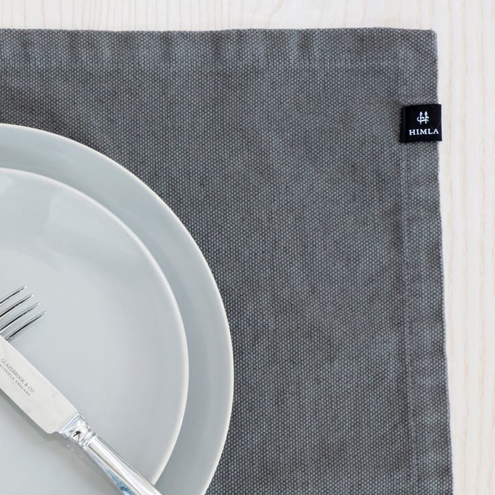 Weekday placemat 37x50 cm - Charcoal (donkergrijs) - Himla