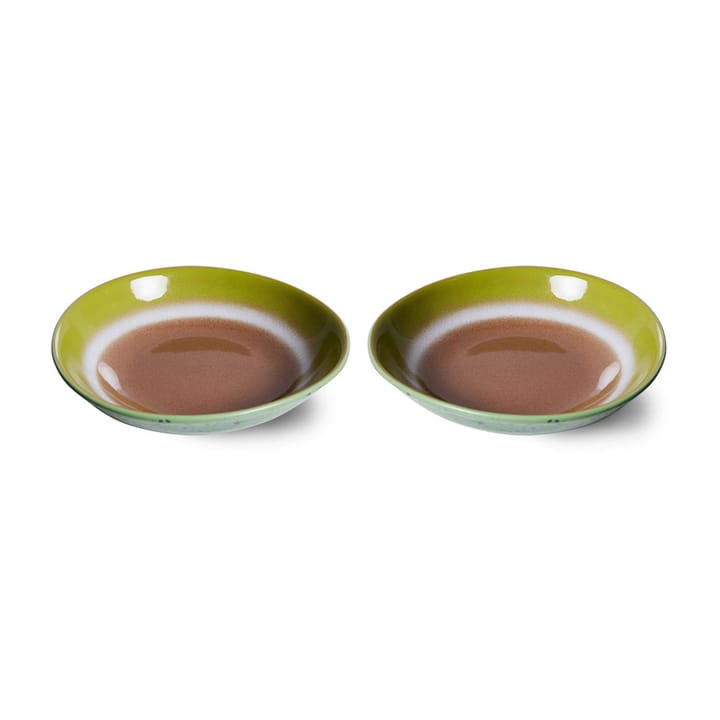 70's curry kom 21,7x21 cm 2-pack - Upside down - HK Living