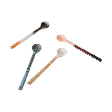 70's keramieken lepel L 4-pack - Breeze - HK Living