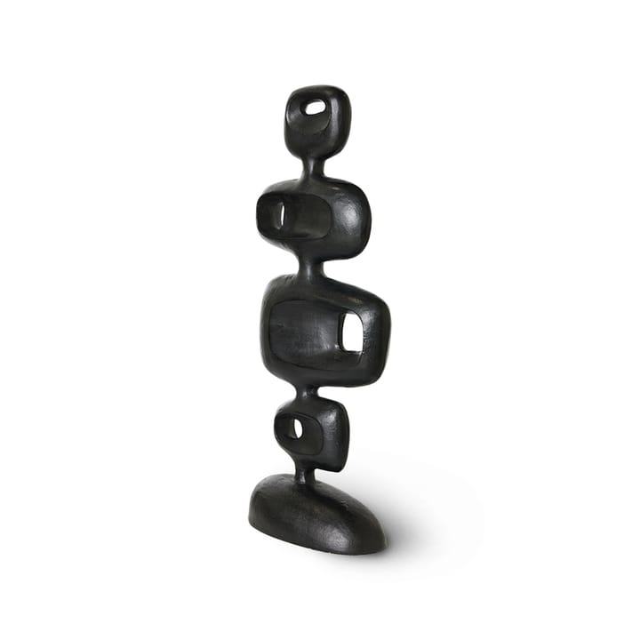 Aluminium sculpture 80 cm - Heavy black - HK Living