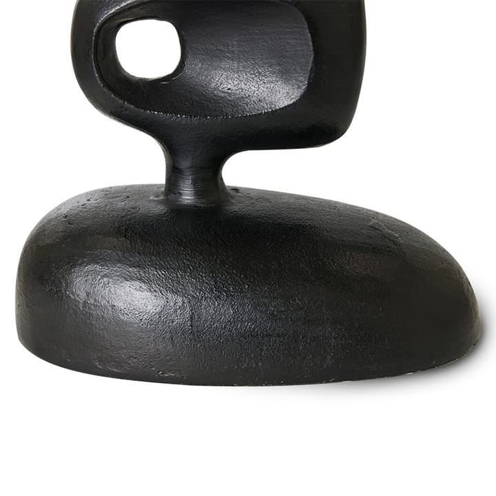 Aluminium sculpture 80 cm - Heavy black - HK Living