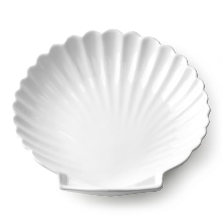 Athena Shell serveerschotel 20 cm - Wit - HK Living