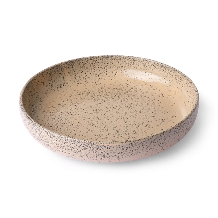 Gradient diep bord Ø21,5 cm 2-pack - Taupe - HK Living