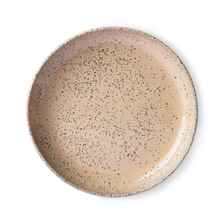 Gradient diep bord Ø21,5 cm 2-pack - Taupe - HK Living