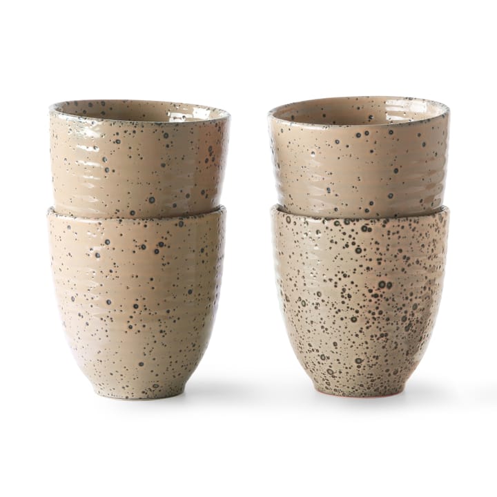 Gradient mok 29,5 cl 4-pack - Taupe - HK Living