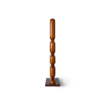 Hand carved wooden sculpture 71 cm - Brown - HK Living