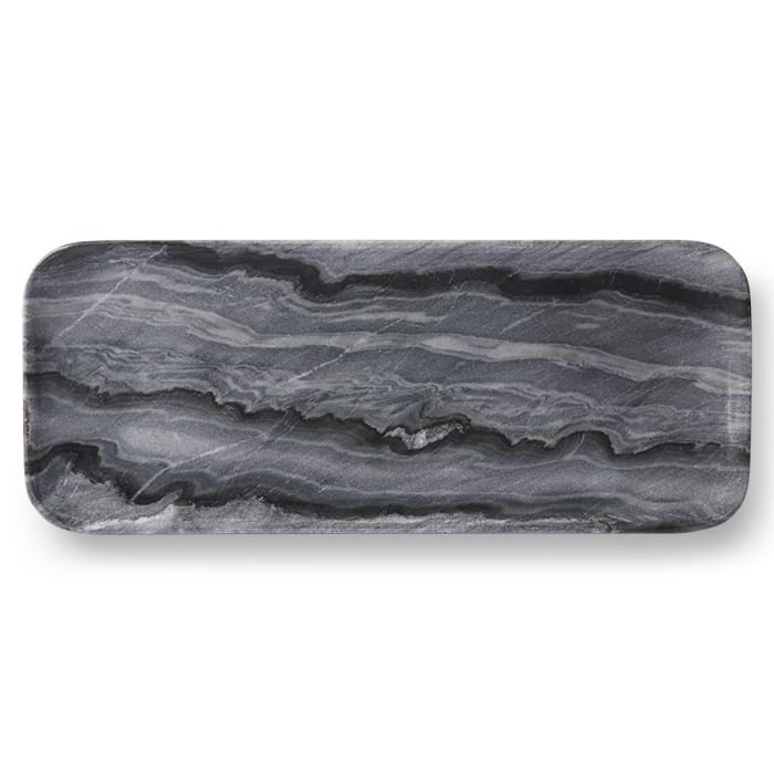 HKliving marmeren dienblad 30x12 cm - Grijs - HK Living