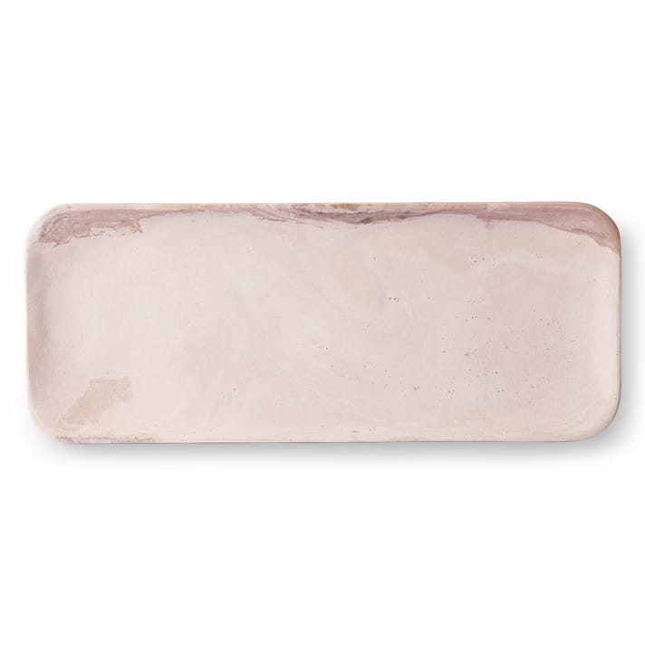 HKliving marmeren dienblad 30x12 cm - Roze - HK Living