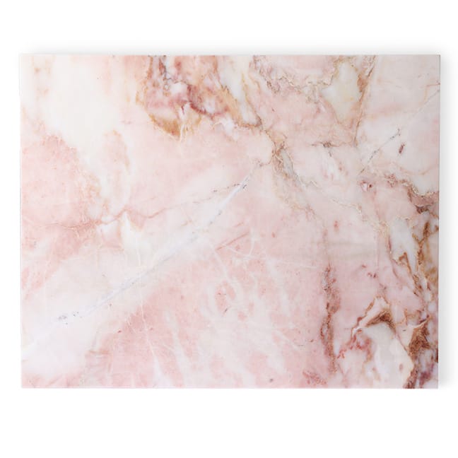 HKliving marmeren snijplank 50x40 cm - Roze - HK Living