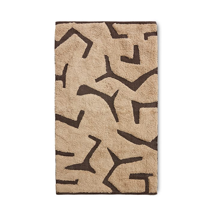 Interplay badkamermat 70x120 cm - Brown - HK Living