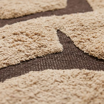 Interplay badkamermat 70x120 cm - Brown - HK Living