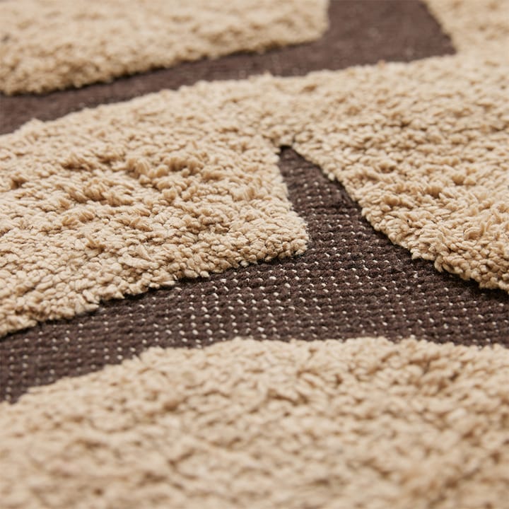 Interplay badkamermat 70x120 cm - Brown - HK Living