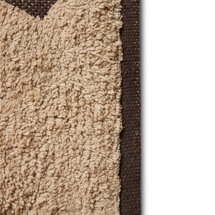 Interplay badkamermat 70x120 cm - Brown - HK Living