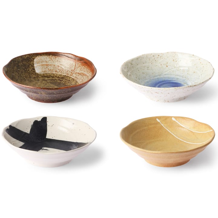 Kyoto kom Ø16,5 cm 4-delig - Multi - HK Living