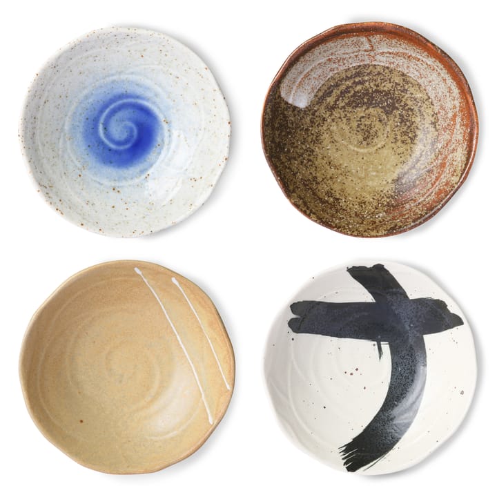 Kyoto kom Ø16,5 cm 4-delig - Multi - HK Living