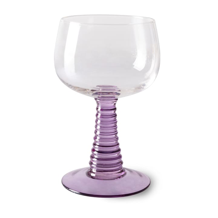 Swirl wijnglas hoog - Purple - HK Living