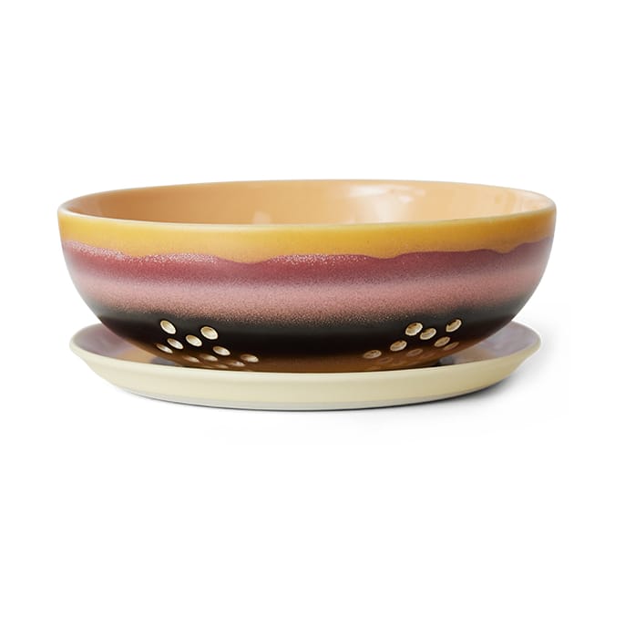 70's berry schaal Ø17,3 cm - Sunset - HKliving