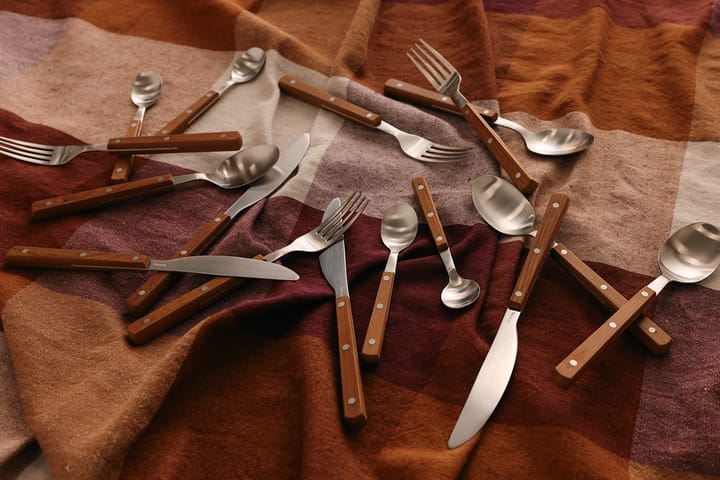 70's bestekset 16-delig, Hout HKliving