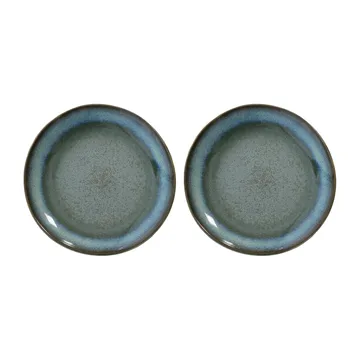 70's bord Ø 17,5 cm 2-pack - moss - HKliving