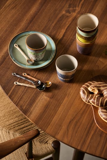 70's bord Ø 17,5 cm 2-pack - moss - HKliving