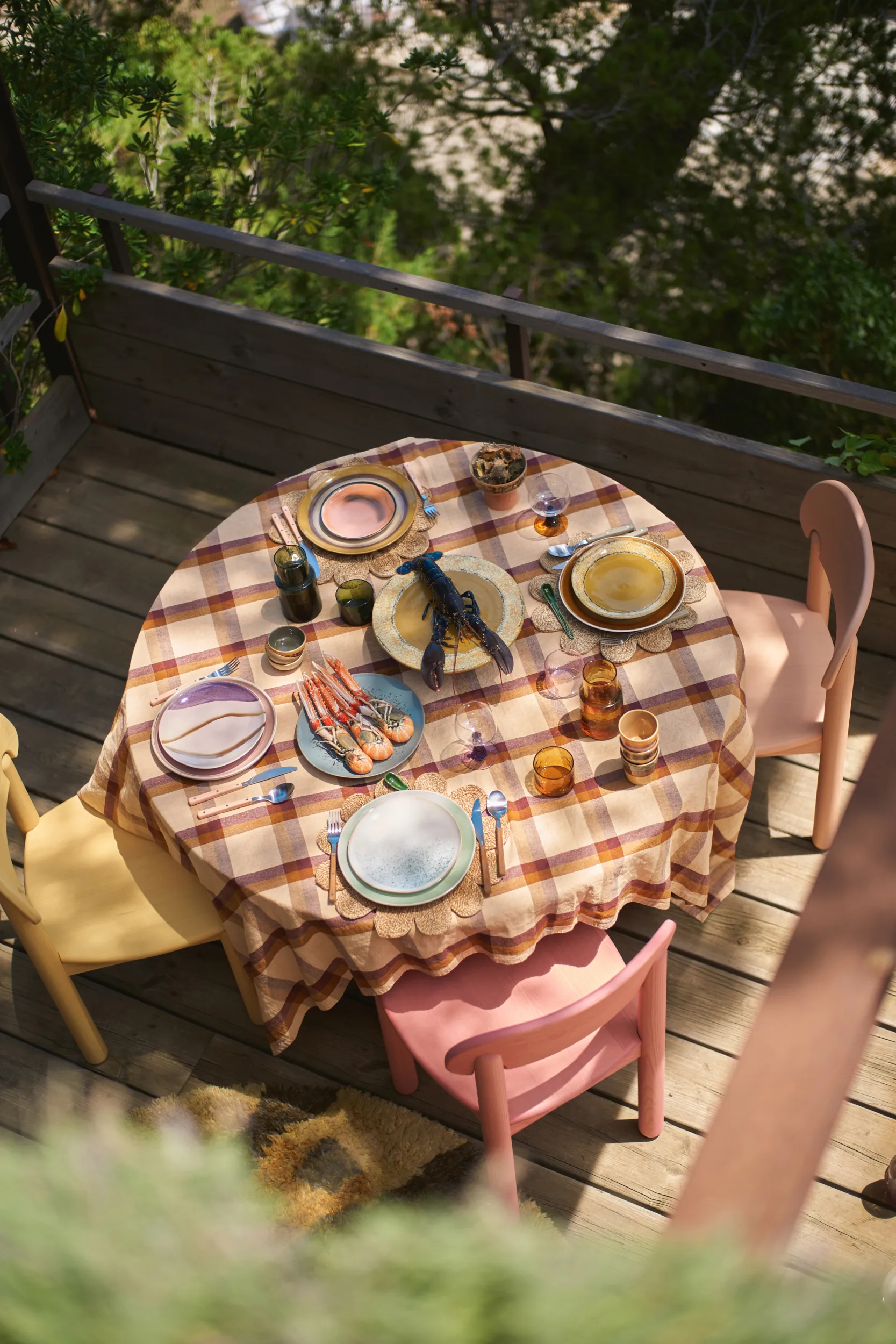 70's bord 22 cm 2-pack, Paradise HKliving