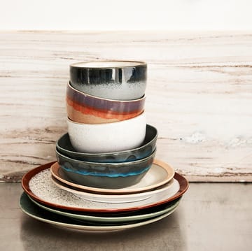 70's bord Ø27,5 cm 2-pack - Frost - HKliving