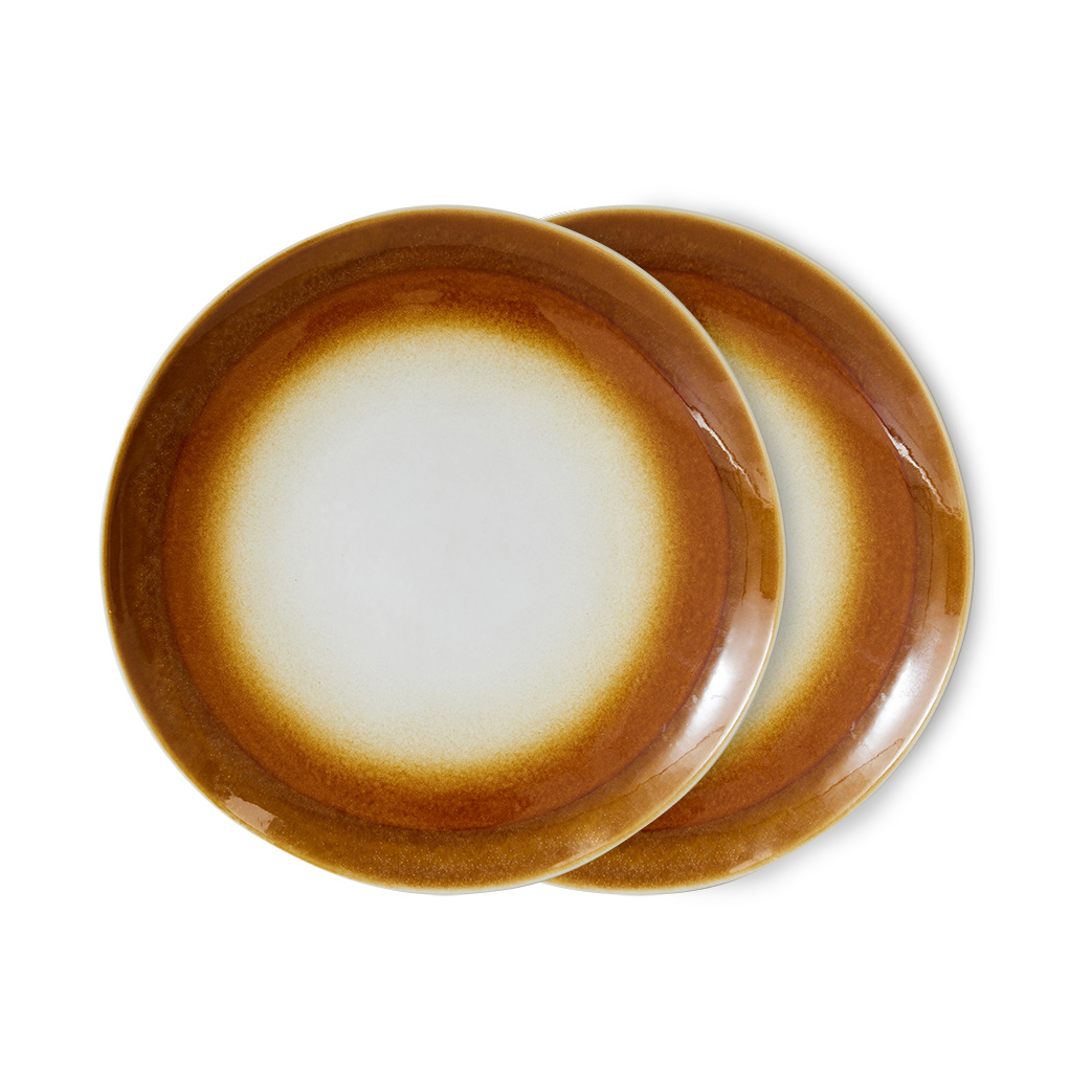 HKliving 70's bord Ø29 cm 2-pack Supernova