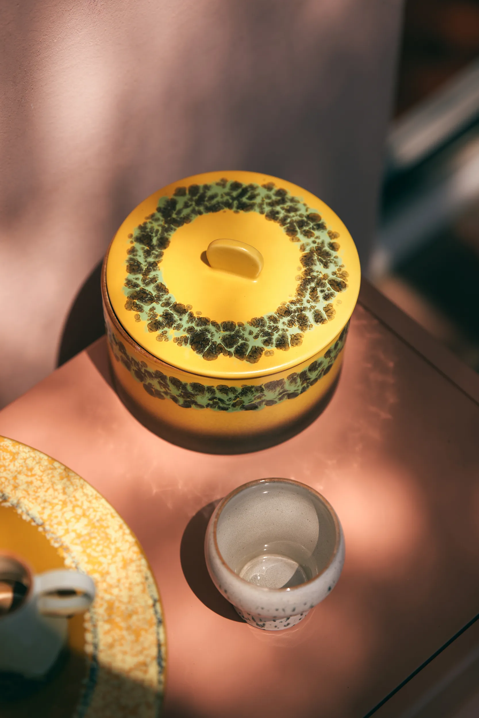 70's cookie jar koektrommel Ø17 cm, Kelp HKliving