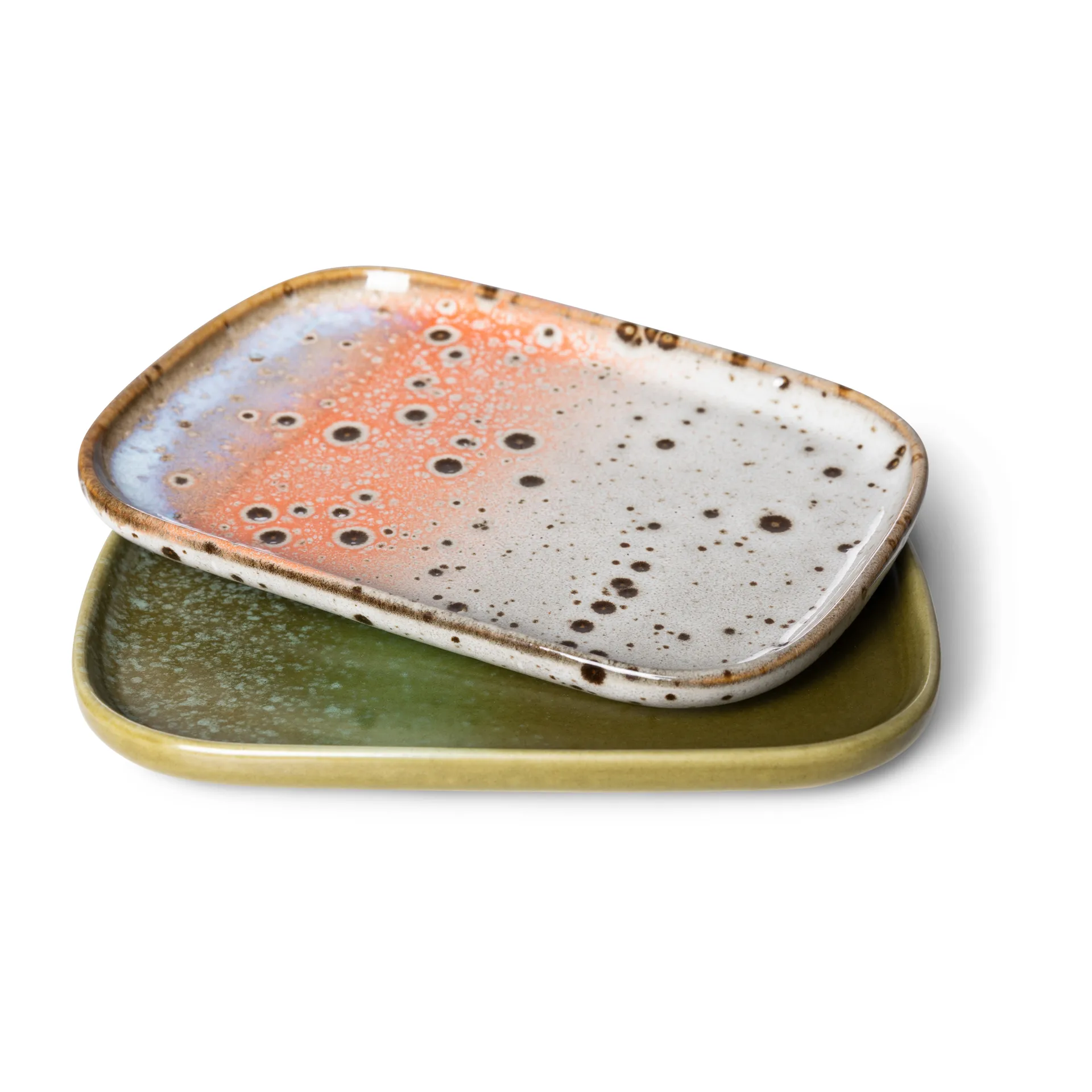 70's dienblad klein 2-pack, Asteroids / Grass HKliving