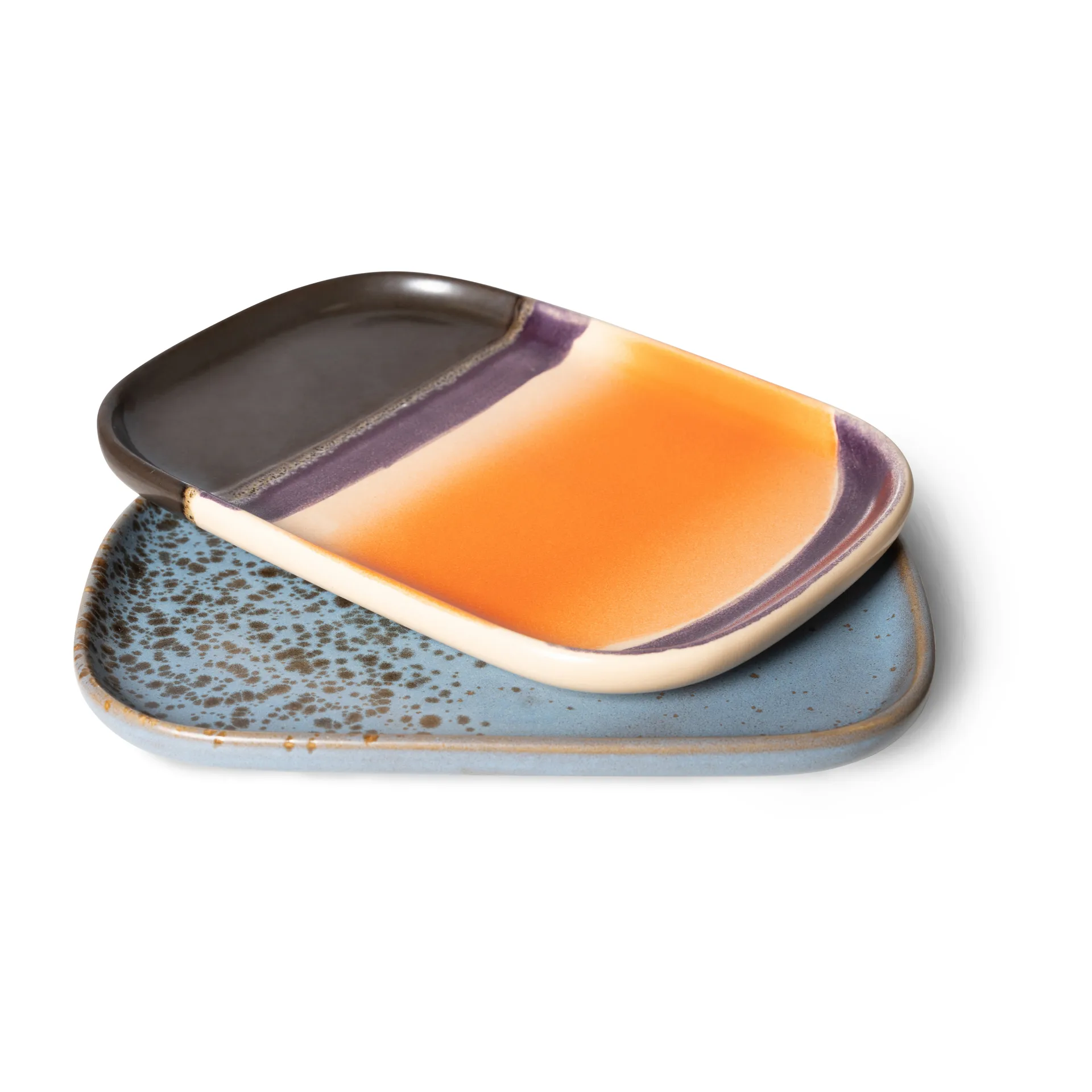 70's dienblad klein 2-pack, Berry / Jupiter HKliving