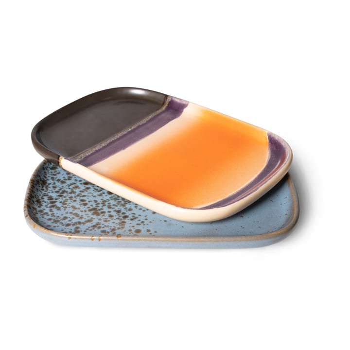 70's dienblad klein 2-pack, Berry / Jupiter HKliving