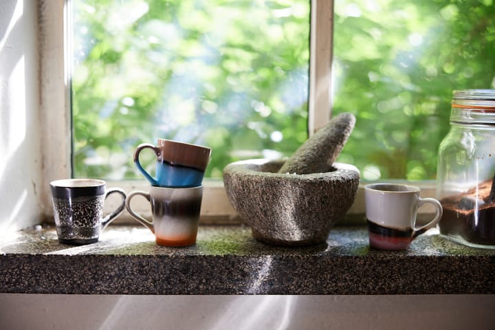 70's espresso mok 4-pack, Funky HKliving