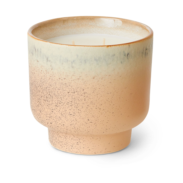 HKliving 70's geurkaars 50 u Vancouver | Scandinavisch Interieur | Geurkaarsen & aroma diffusers | Beige
