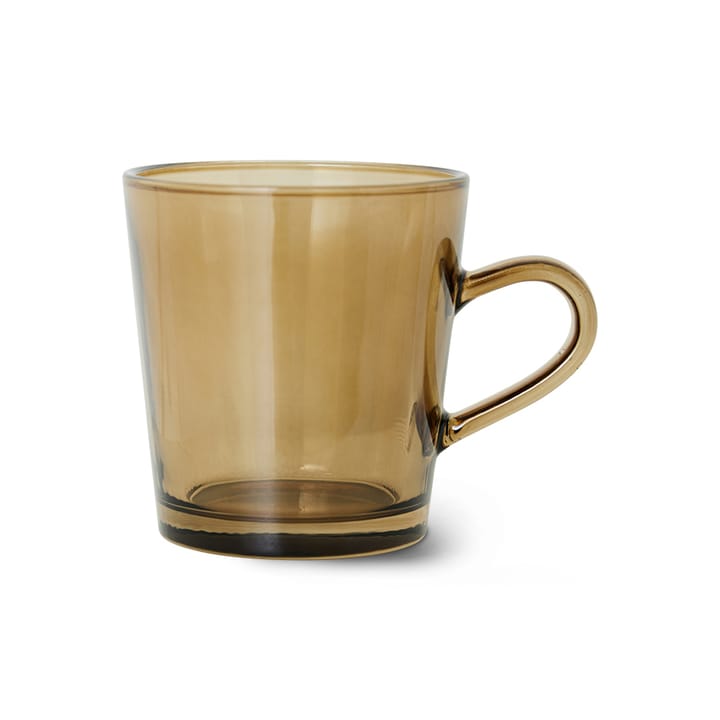 70's glassware koffiekop 20 cl 4-pack, Mud brown HKliving