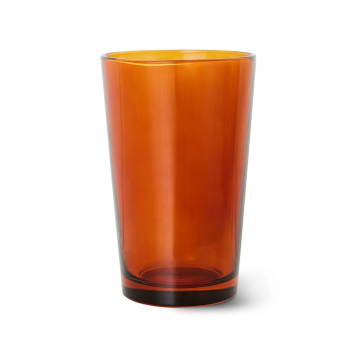 70's glassware theeglas 20 cl 4-pack - Amber brown - HKliving