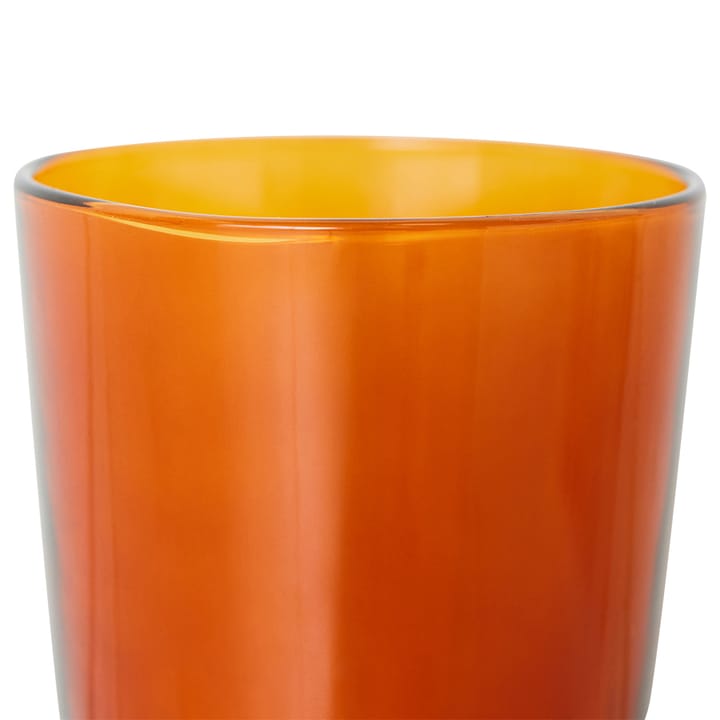 70's glassware theeglas 20 cl 4-pack, Amber brown HKliving