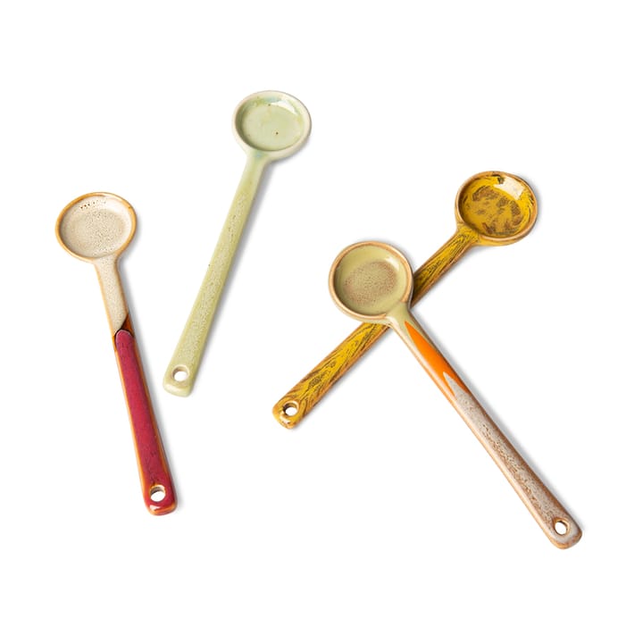 70's keramieken lepel M 4-pack, Scorpius HKliving