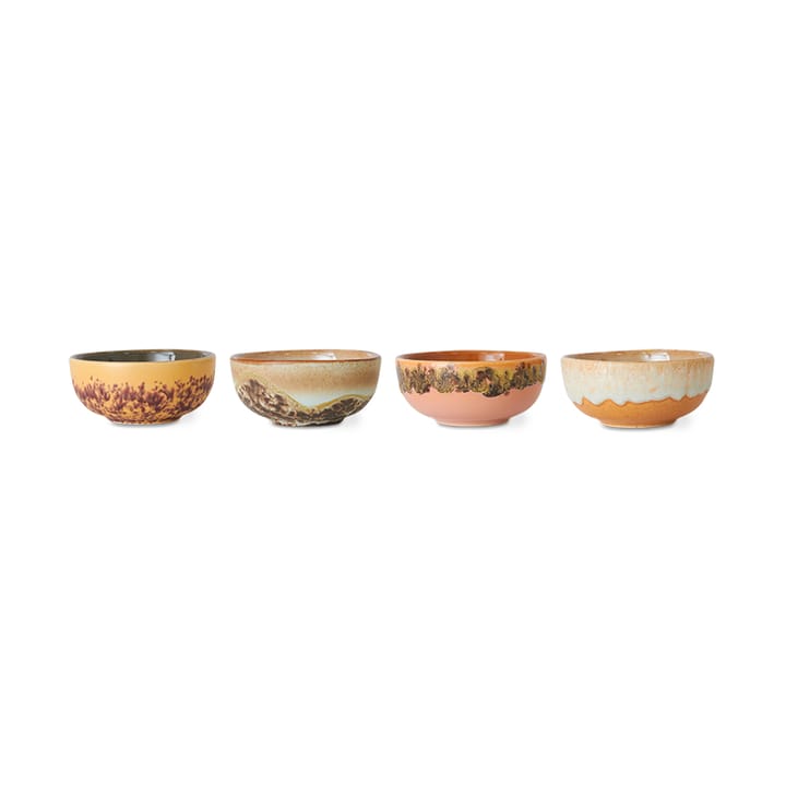 70's kleine kom 4-pack, Marine HKliving