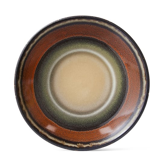 70's koffie schotel Ø11,5 cm - Dark roast - HKliving
