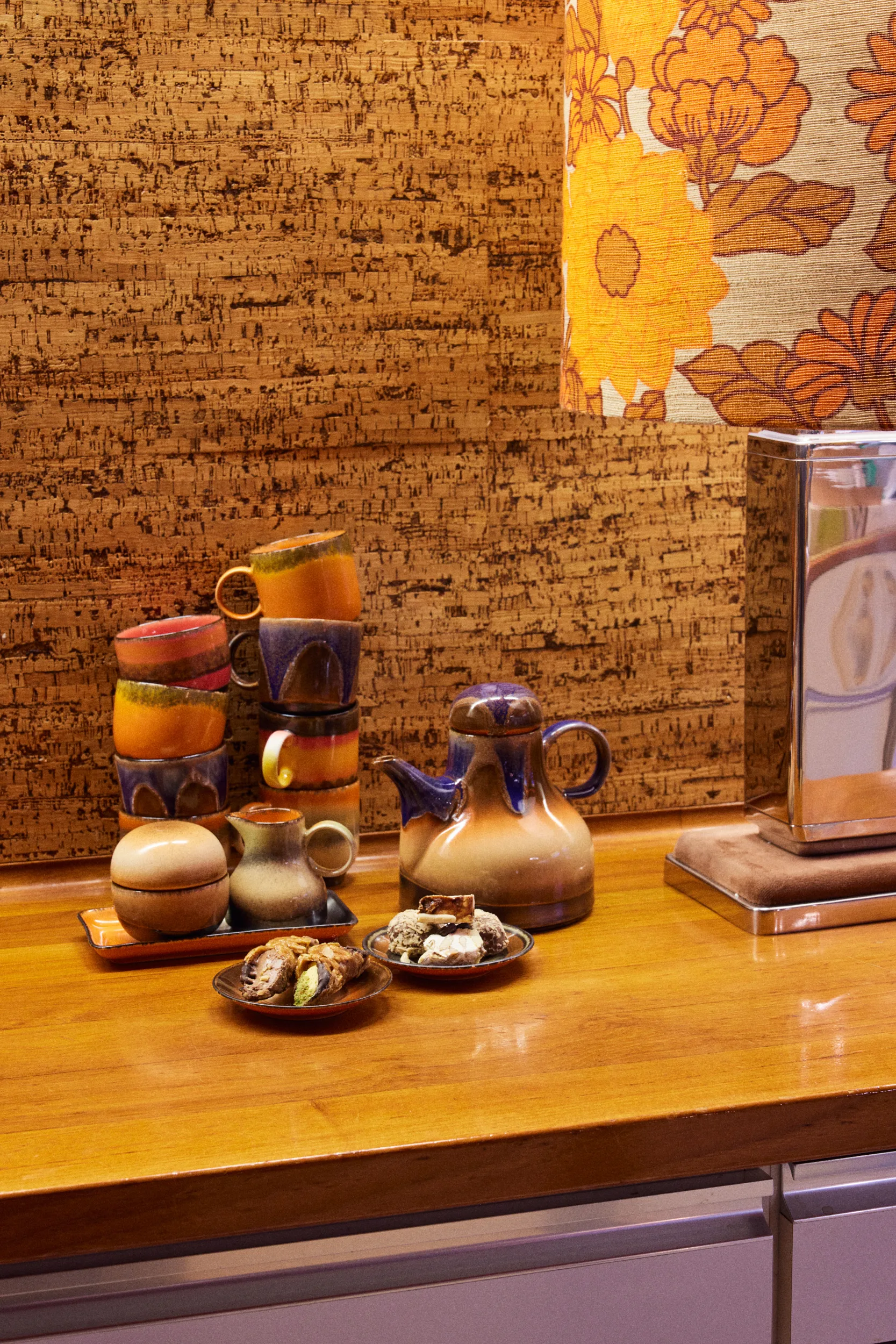 70's koffie schotel Ø11,5 cm, Slow roast HKliving