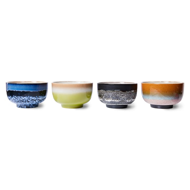 70's kom Ø13,5 cm 4-pack, Groovy HKliving