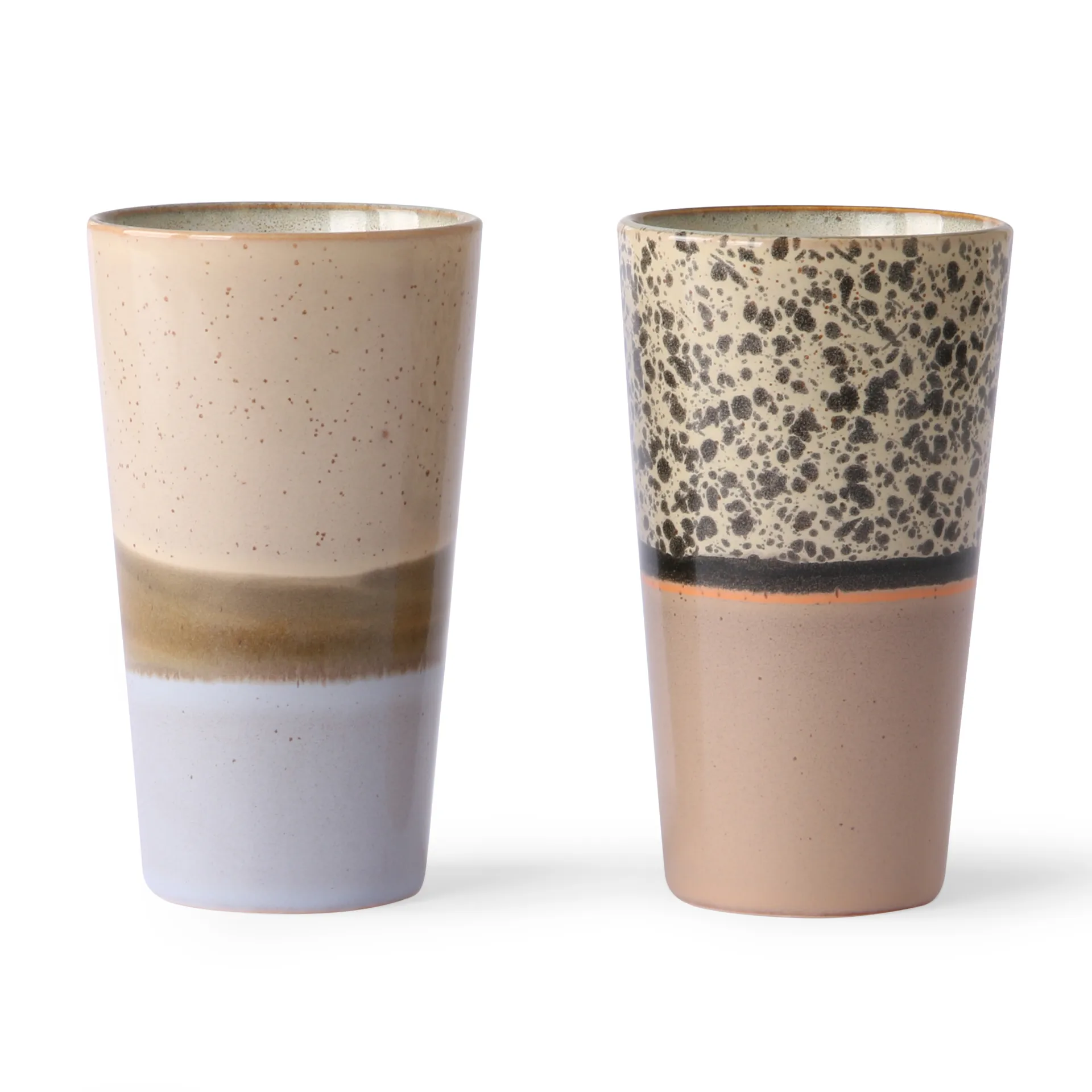 70's latte mok 28 cl 2-delig, Multi HKliving