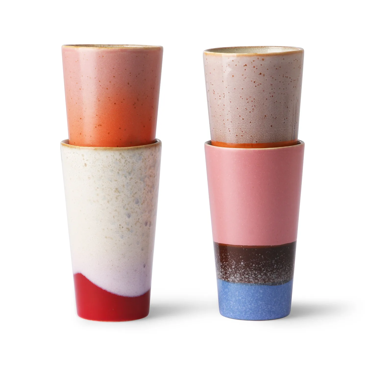 70's lattemok 4-pack, Multi HKliving