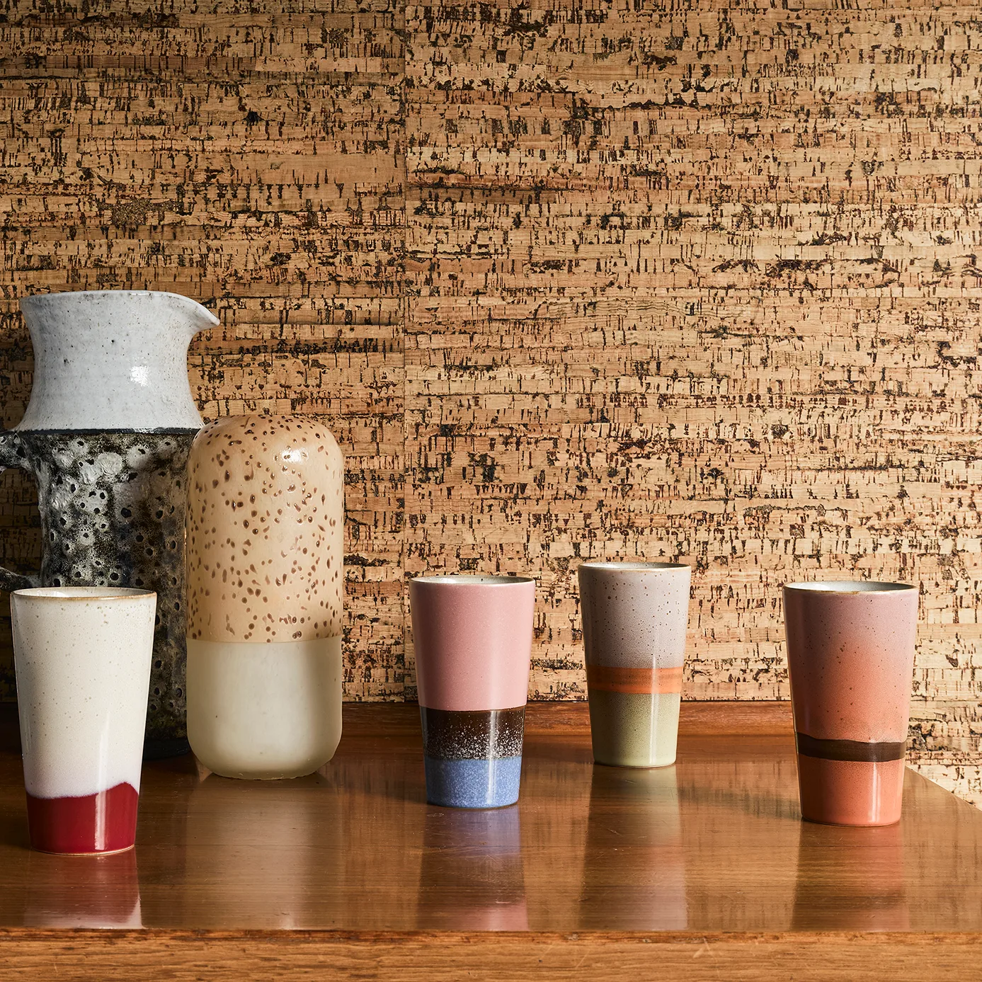 70's lattemok 4-pack, Multi HKliving