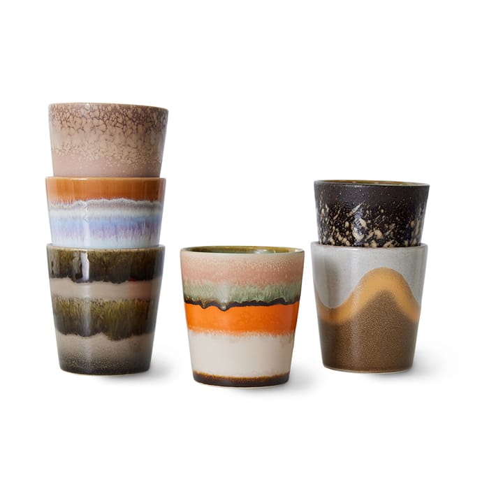 70's mok 6-pack, Elements HKliving
