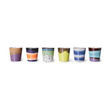 70's mok 6-pack - Multi - HKliving