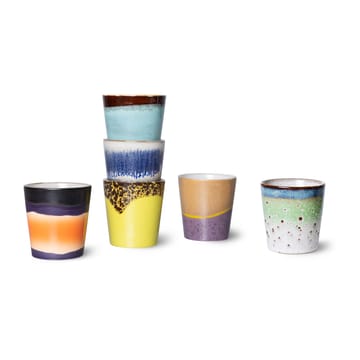 70's mok 6-pack - Multi - HKliving